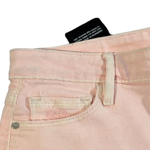 Sanctuary Denim Pink Frayed‎ Hem Cutoff Shorts Size 28 Distressed Casual - Picture 11 of 16
